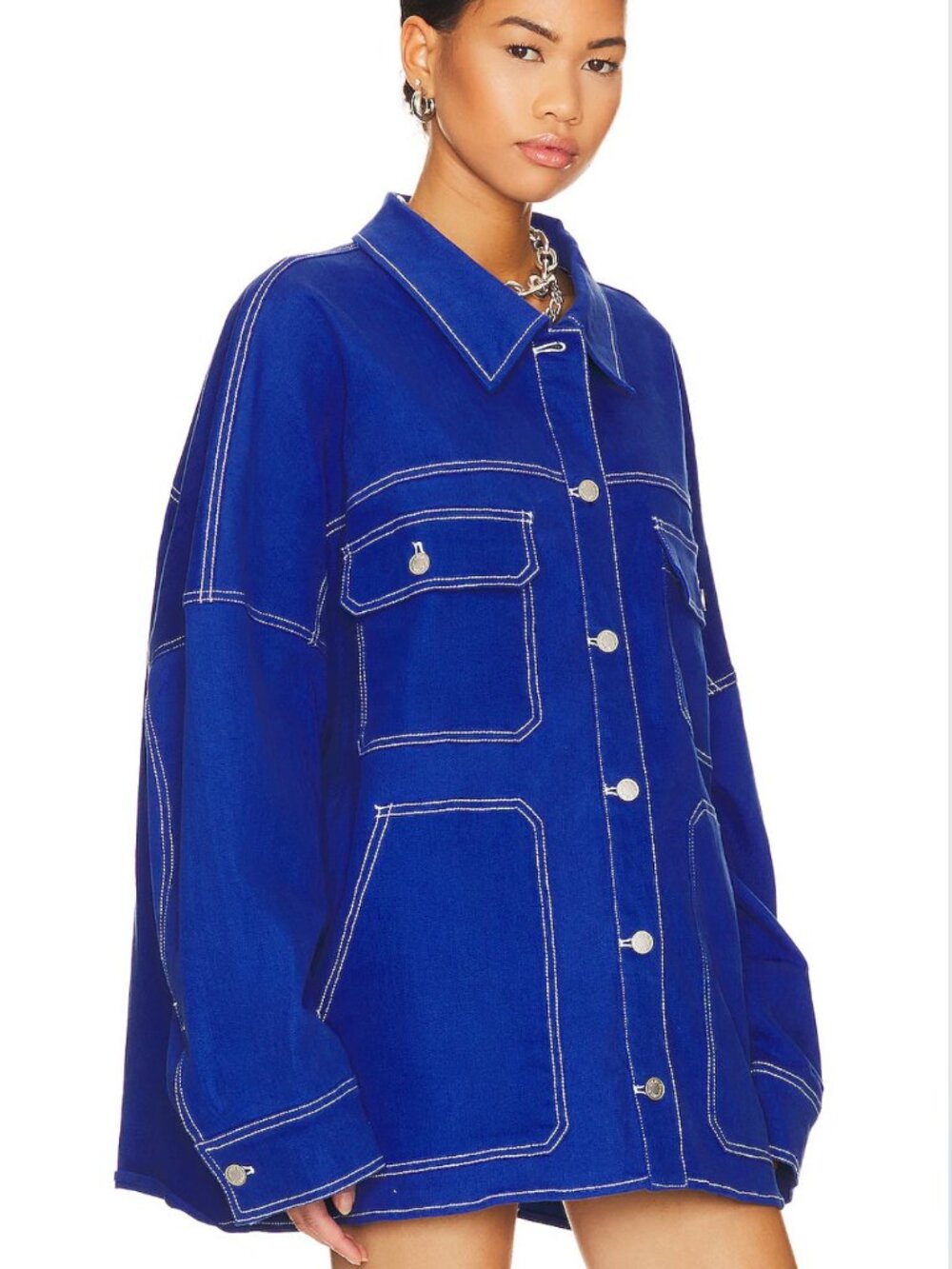 BY.DYLN Cooper Jacket Cobalt, NWT! Size S